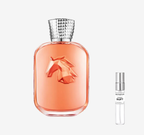 Parfums de Marly - Carios Flakon und Probenflakon nebendran