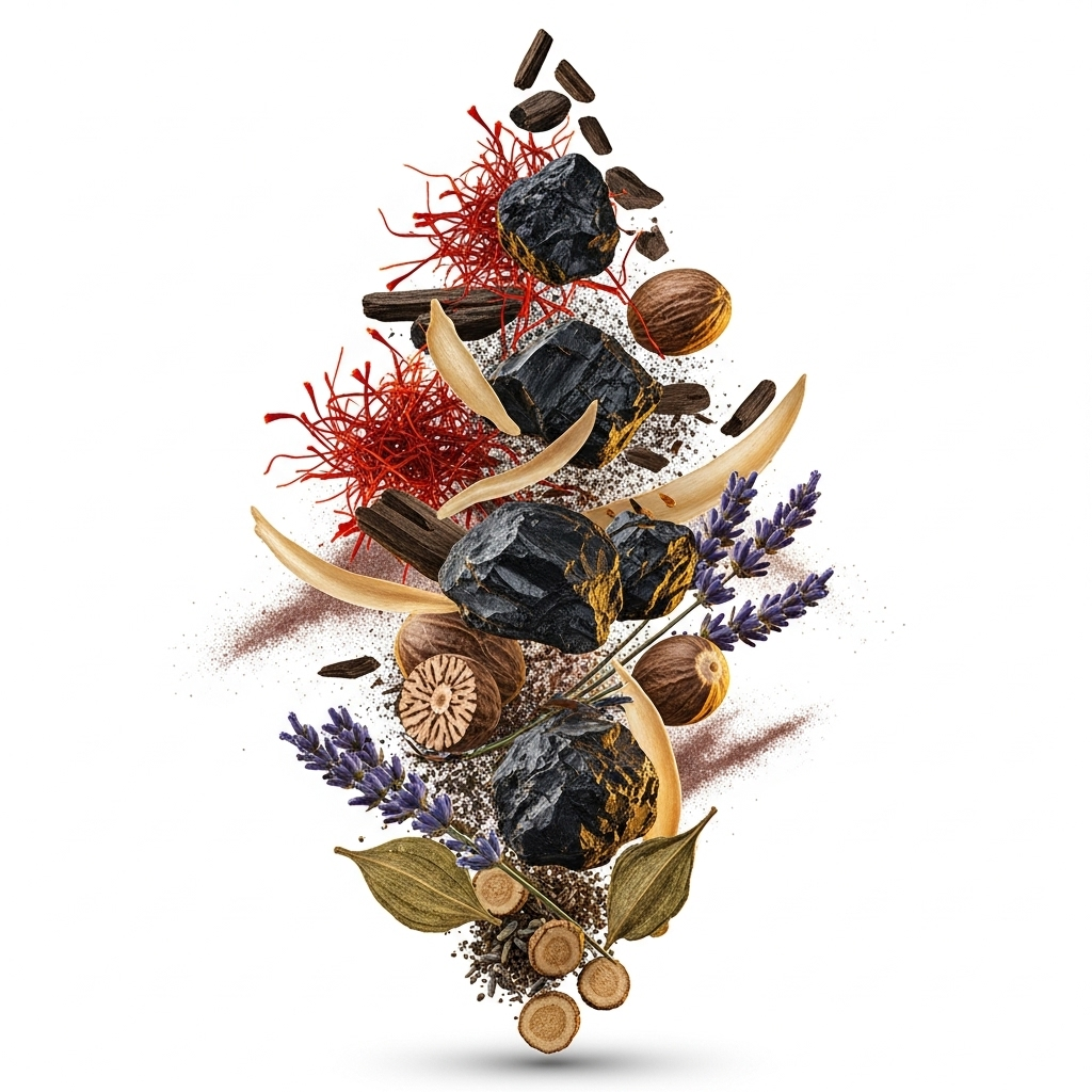 Initio - Oud for Greatness  Zutaten visualisiert