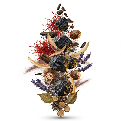 Initio - Oud for Greatness  Zutaten visualisiert
