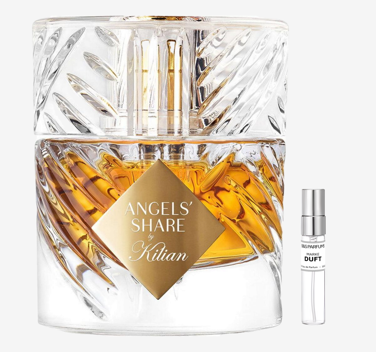 Kilian - Angels' Share Flakon und Probenflakon nebendran