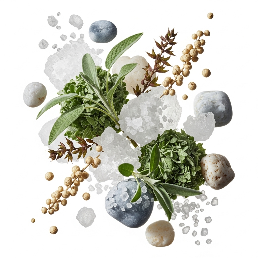 Jo Malone - Wood Sage & Sea Salt  Zutaten visualisiert