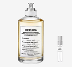 Maison Margiela - Beach Walk Flakon und Probenflakon nebendran