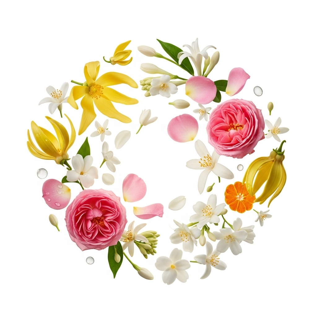 Dior - J'adore Zutaten visualisiert