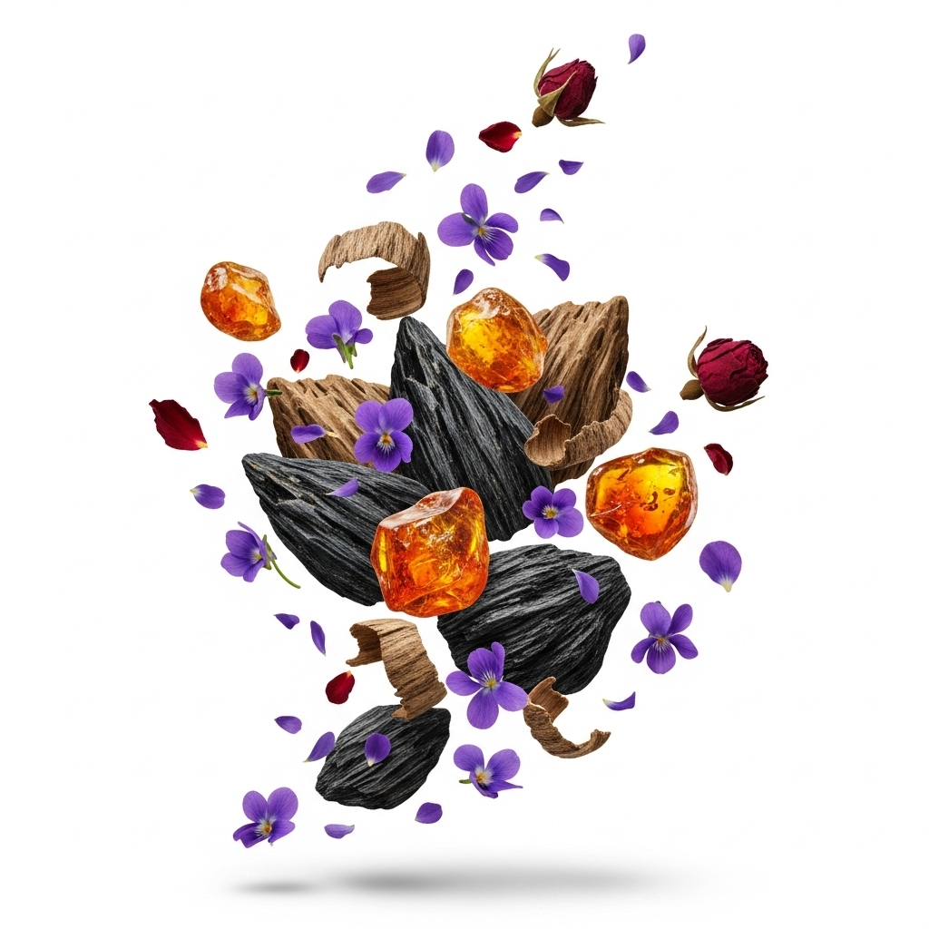 Maison Francis Kurkdjian - Oud Satin Mood  Zutaten visualisiert