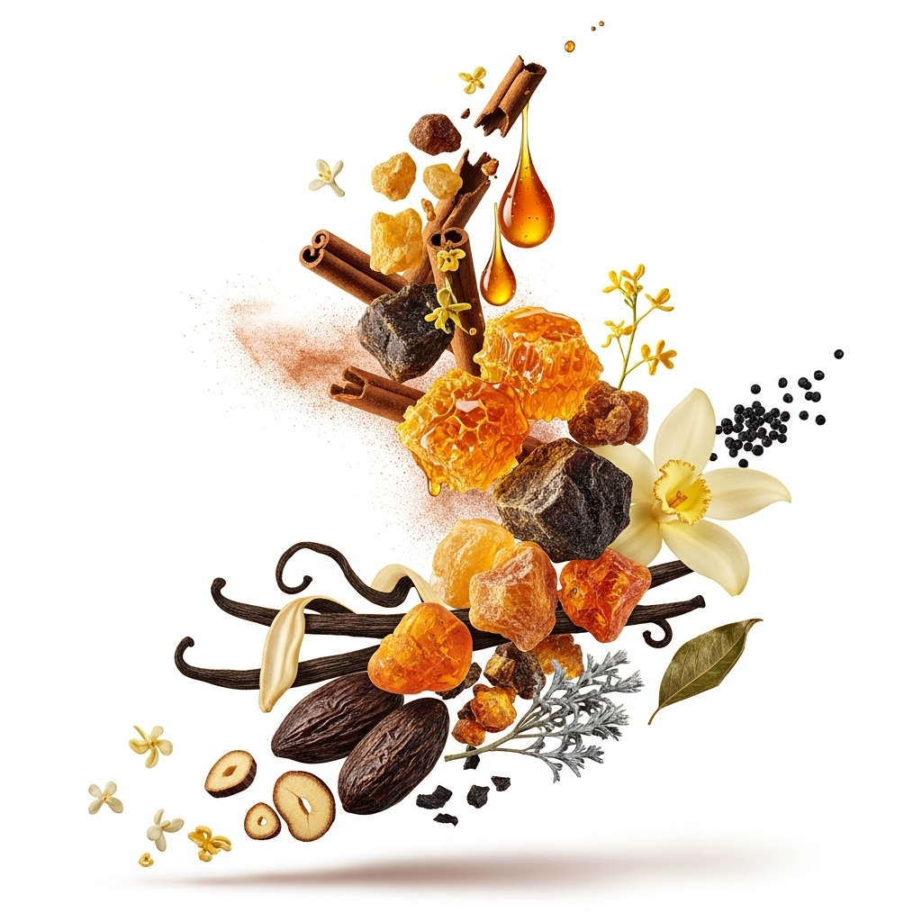 Parfums de Marly - Oajan Zutaten visualisiert