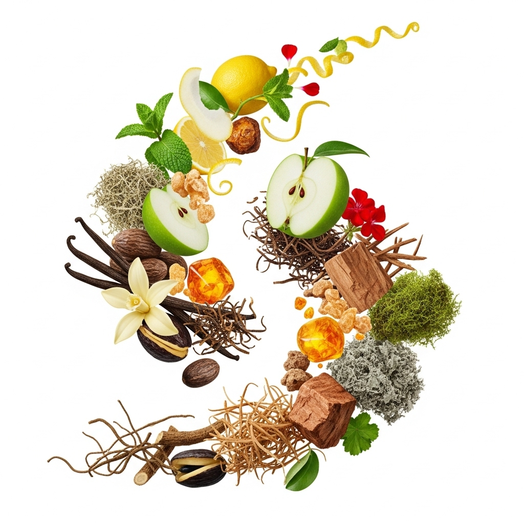 Versace - Eros Zutaten visualisiert